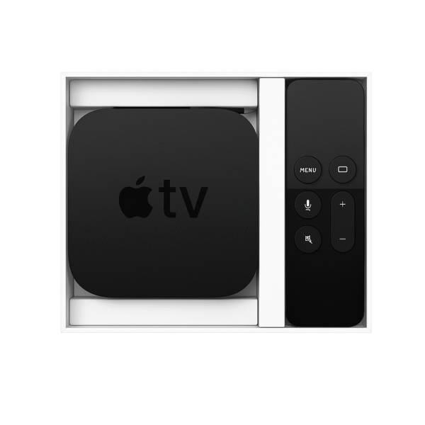 Apple TV 4K – 4K HDR Streaming Box with Siri Remote Open Box View