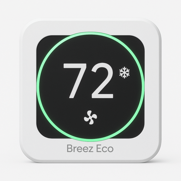 Breez Eco Smart AC Controller front view on white background