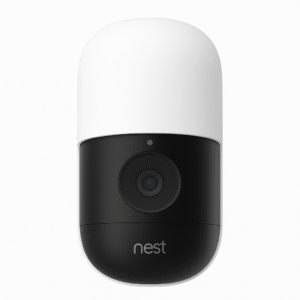 Product-Only Image (Square, White Background) Close-up of the Nest Cam battery unit