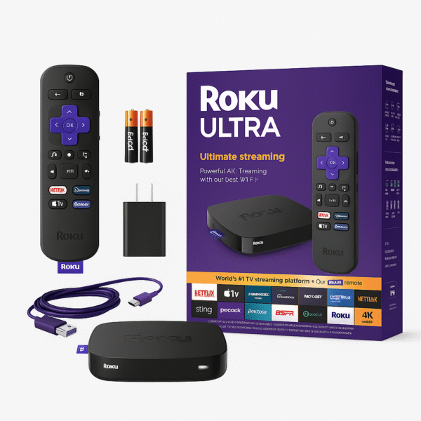 Roku Ultra (2022) – Premium 4K HDR Streaming Player with Lost Remote Finder