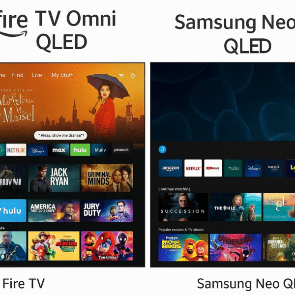 Screenshot of both OS home screens for visual comparison