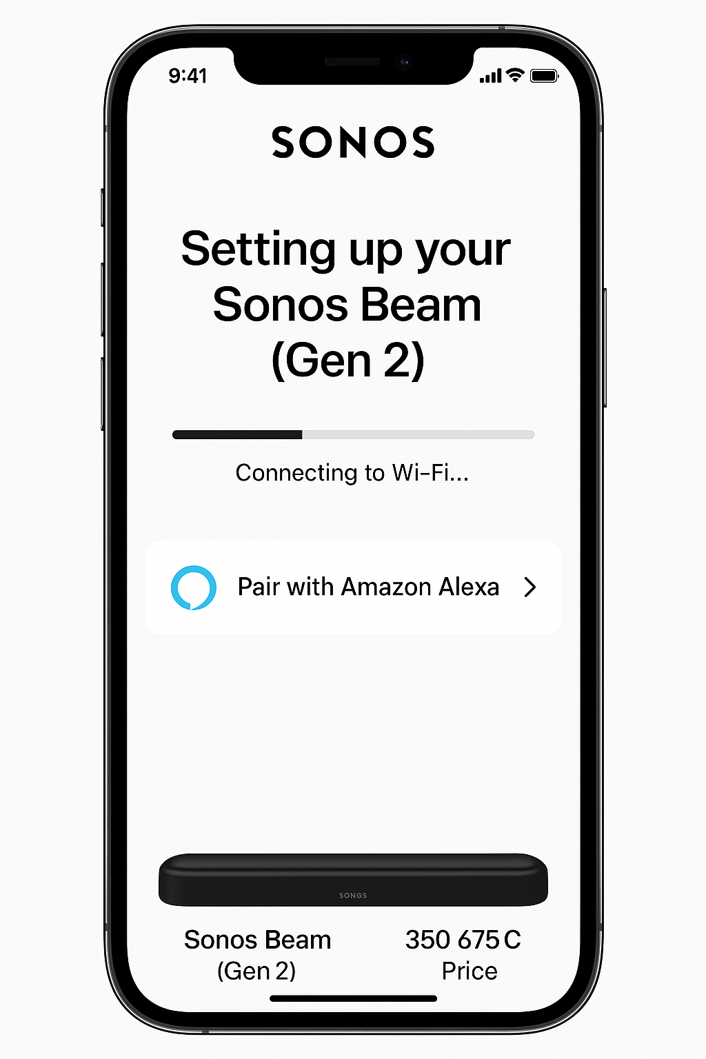 Sonos App Screenshot (Mobile View)
