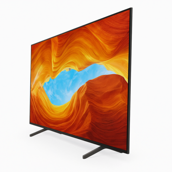 Sony X90K side profile on white background highlighting slim bezel