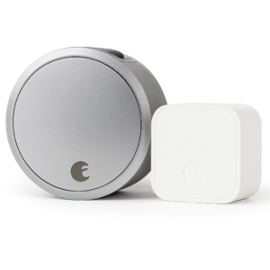 August Home, Silver Wi-Fi Connected Smart Keyless Entry Door Lock (2)