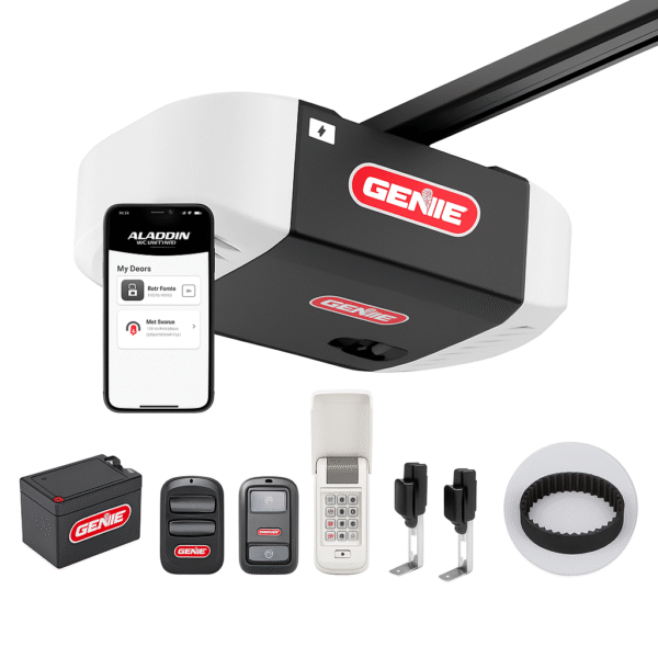 Genie StealthDrive 7155 Connect Smartphone-Controlled Belt Drive Garage Door Opener 2