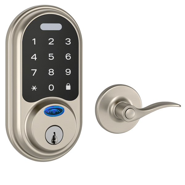 Veise Fingerprint Smart Lock with 2 Lever Handles