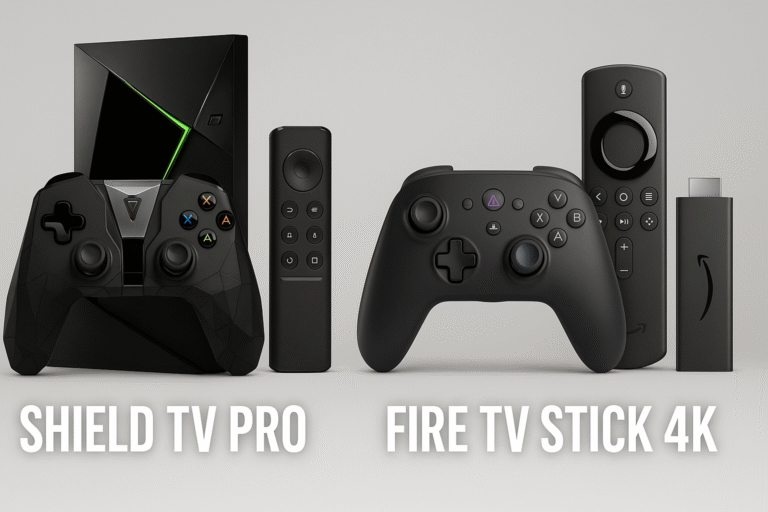 Controller lineup next to each device.