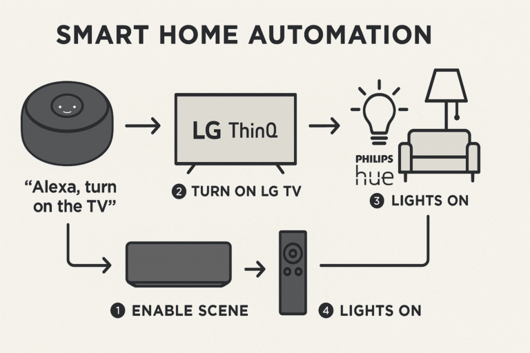 Infographic or storyboard of this automation process.