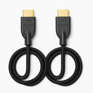 Product-Only Image (Square, White Background) Both 3ft HDMI cables coiled neatly with connectors visible