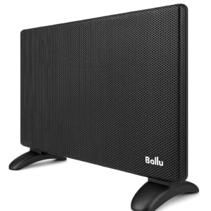 Product-Only Image (Square, White Background) Close-up side and front view of Ballu heater.