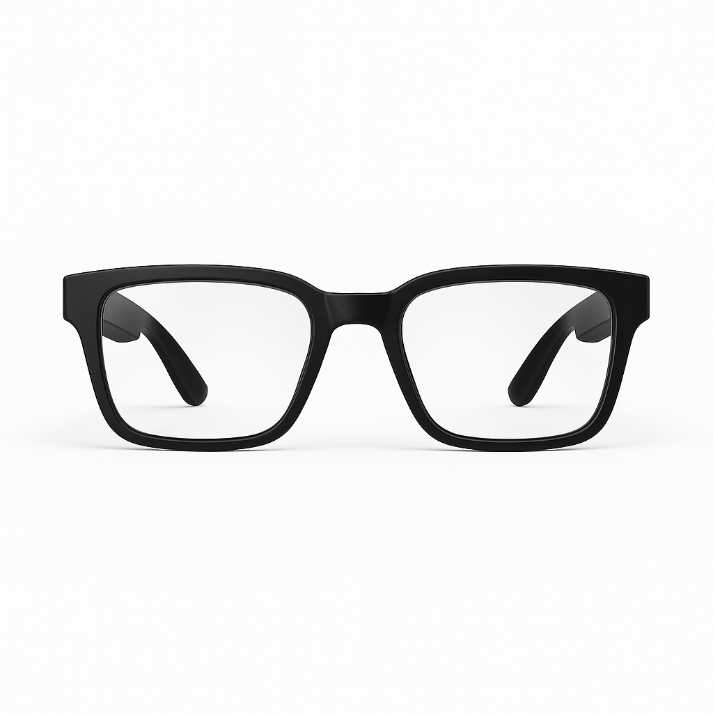 Product-Only Image (Square, White Background) Frames front view with slim black finish.
