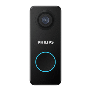 Product-Only Image (Square, White Background) → Clean front-facing shot of the doorbell, showcasing its sleek design as an affordable wireless smart doorbell with 2K camera.