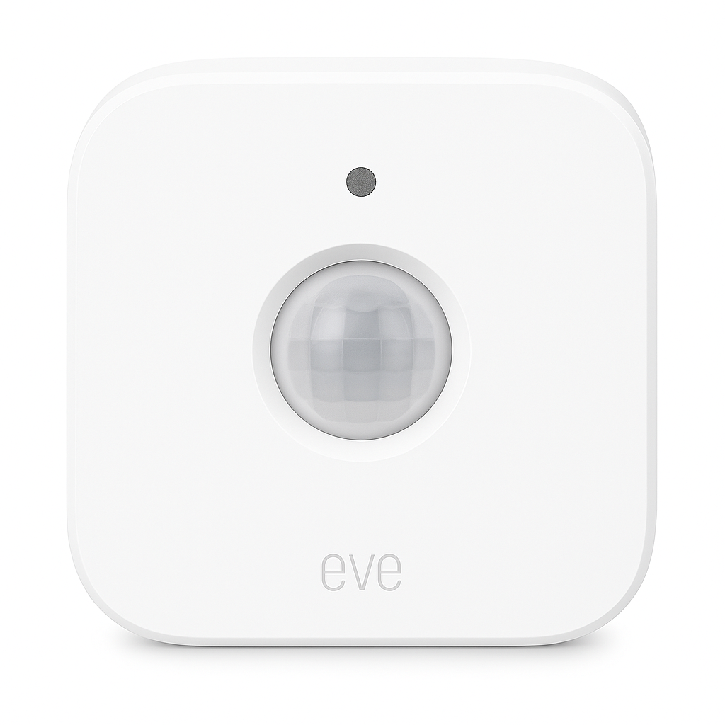 Eve Motion Sensor smart home device front-facing product shot on a clean white background.